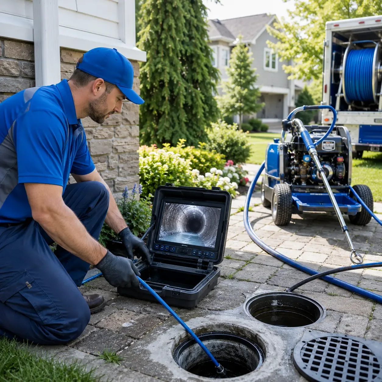 Outdoor drain cleaning professionals serving Conway, NH